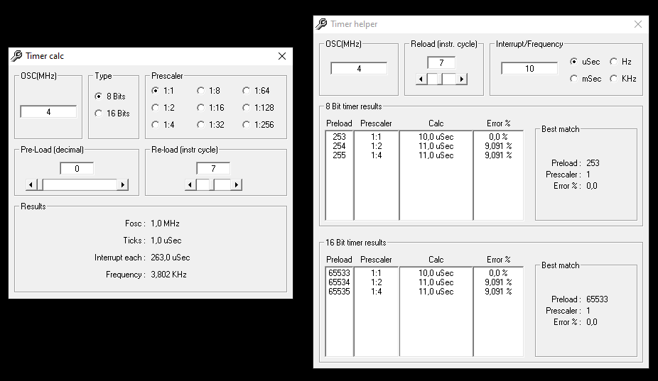 PIC Multi Calculator 5 usart-calculator-timer-calculator