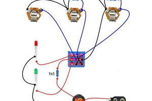 Gitar Switch bypass pedal efekt Devreleri
