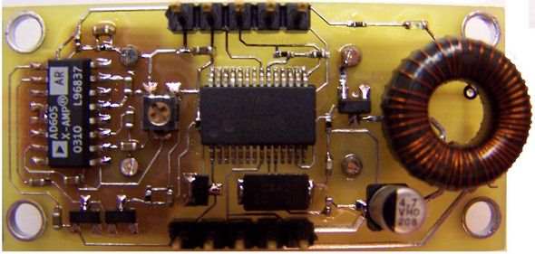 I2C-Sonar-Range-Finder-AD605-Microchip-PIC16F876-micro-controller