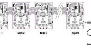PIC16F876A ve ULN2803 ile Büyük 7 Segment