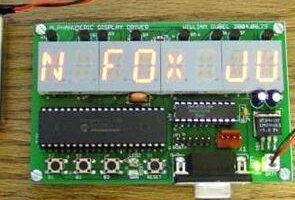 PIC16F874P ile Alfanümerik 15 Segment LED Display Sürücü
