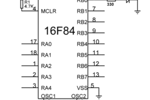 PIC16F84 ile LED Yakıp Söndürme