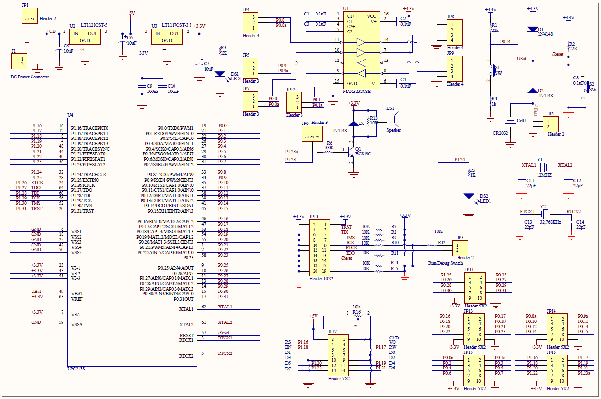 lpc2138-universal-control-board-schematic