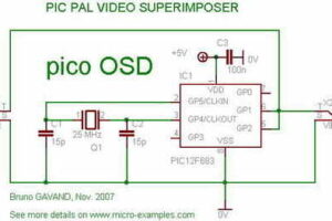 Video Üzerinde Yazı Görüntüleme pal video osd pic12f683
