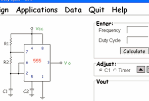 555 Timer Desinger astable monostable hesaplama