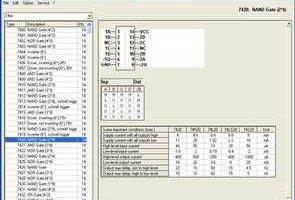 Cmos Lojik 40XX 74XX Entegreler için Katalog Programı