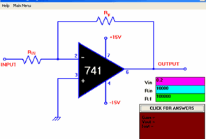 Opamp Desinger inverting noninverting hesapmala