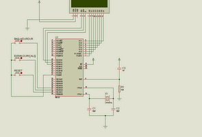 8051 ile Lcd Göstergeli Kronometre Devresi