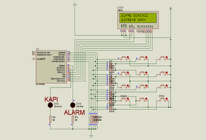 PIC16F628 Lcd Display Göstergeli Şifreli Kapı Kilidi
