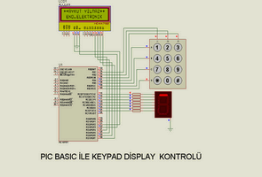PIC16F877 ile Keypad Lcd Display Kontrolü