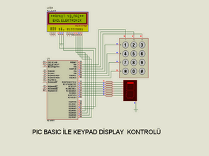 PIC16F877 ile Keypad Lcd Display Kontrolü