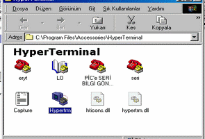Seri Port (rs232) ile PIC16F877 Bilgi Gönderme Okuma