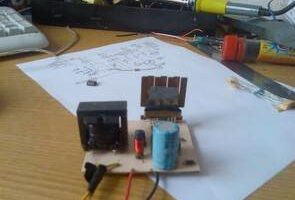 SG3525 IRFZ44 ve EI33 ile 12Volt 220Volt Çevirici