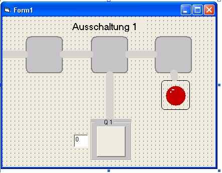 Simulation of lamp circuits using Visual Basic