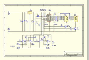 7 Segment Display Göstergeli Hız Hesaplama Devresi