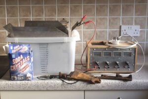 Elektroliz Elektrik Sodyum Karbonat Pas Temizleme