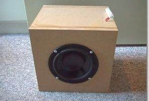 Mini subwoofer kabin ve aktif filtre devresi