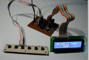 PIC18F2455 ile lcd göstergeli tarih saat c dili