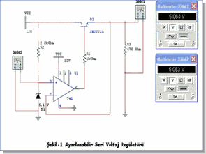 Voltaj Regülatör Devre Deneyleri LM78xx ve Opamplar