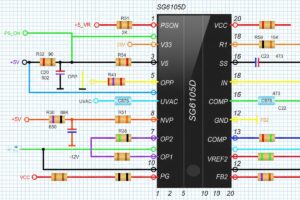 A400-K patriot switching power supply SG6105D