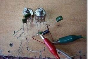 Basit ton kontrol devresi bass tiz rc filtre