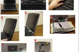 Toshiba notebook tamir için sökme toplama işlemleri