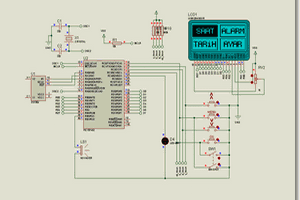 PIC18F452 ile grafik lcd saat, tarih ve alarm devresi