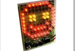 NE555 ile 10X10 led animasyon devresi (flip flop)