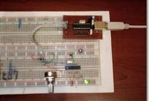 Attiny2313 pic16f88 usb uart dönüştürücü devresi