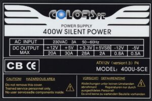 ATX SMPS 400W Colors iT 400USCE KA5H0165R SG6105