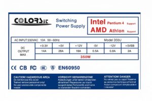 ATX SG6105 KA5H0165R Colors iT 350U Switching Power 350W