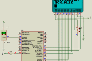 Proton lm35dz grafik lcd sıcaklık uygulaması