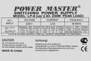 TL494 Power Master Switching Power Supply LP-8 SMPS ATX