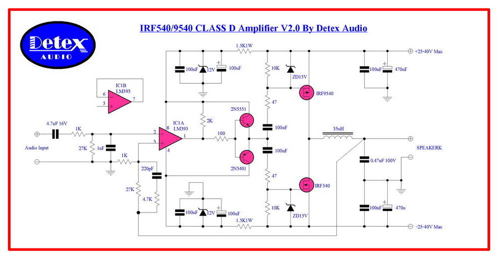 100w-class-d-amplifier-schematic