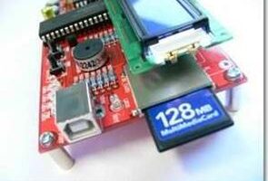 PIC18F4550 usb bağlantılı deney kiti lcd sd-mmc kart