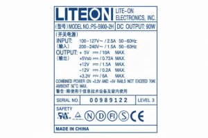 TOP222P UC3845 LiteOn PS5900-2H0 ATX SMPS 90W