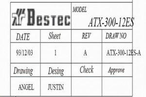 Bestec ATX300-12ESA UC3842 SMPS STRA6351