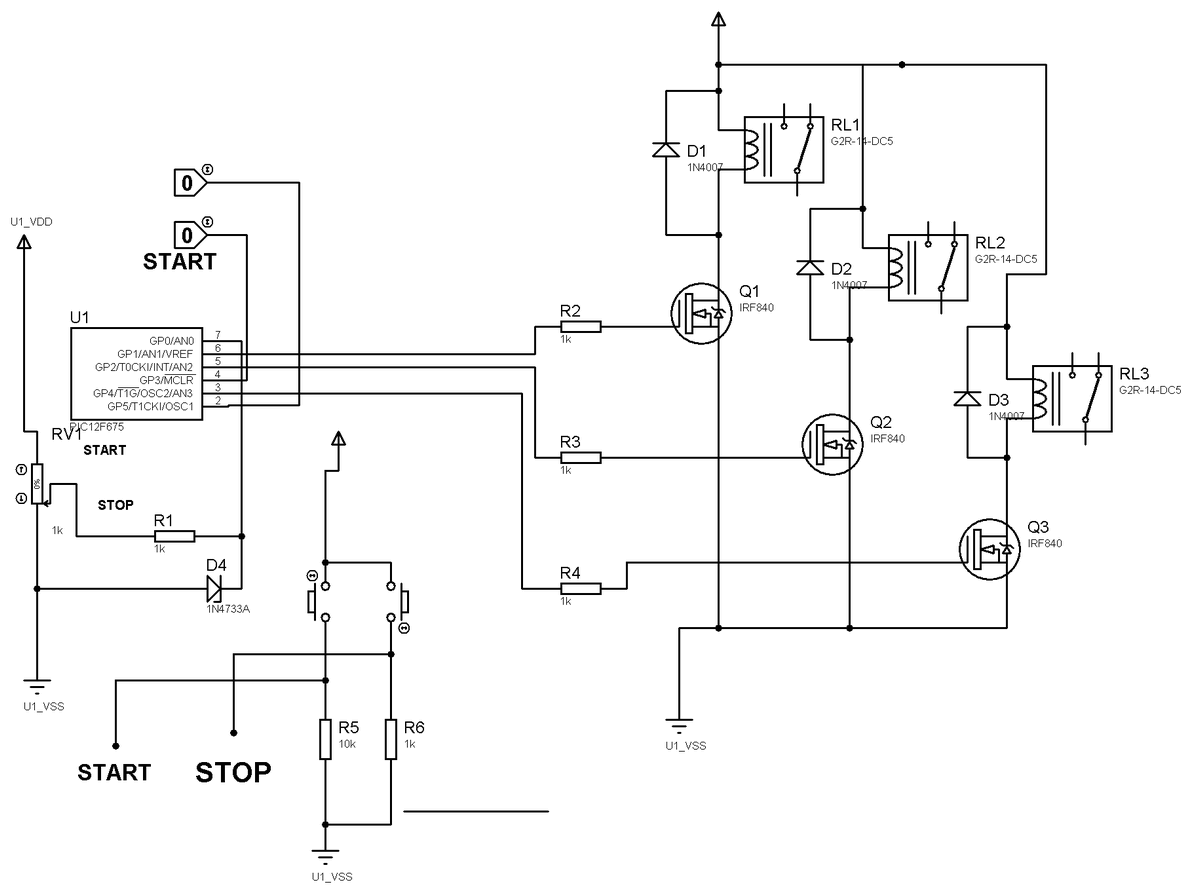 circuit-diagram-simulation-of-time-controlled-star-delta-asm-leader-with-proteus-pic12f675