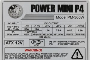 Power-Mini-ATX PM300W SG6105  2NC60FP