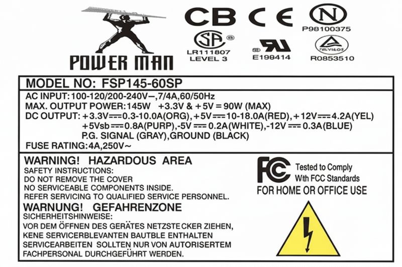atx psu power man fsp145 60sp schematic service
