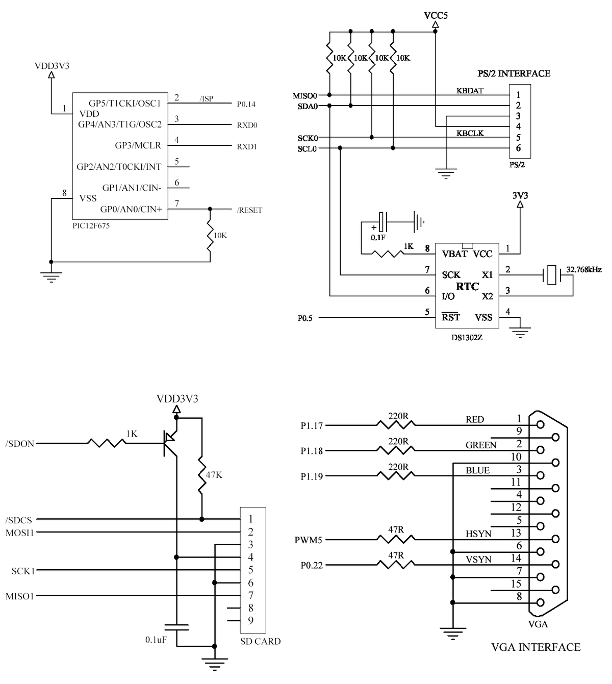 isp-ps2+rtc-sdcard-vga-lpc2138-single-chip-vga-computer