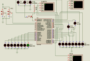 PIC18F452 Seri RS232 port bağlantılı kontrol kartı