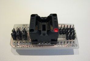 Test, programlama kartları için ATtiny 24-44-84 adaptör