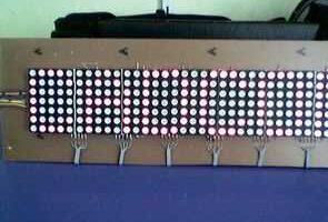 60 sütun led dotmatrix kayan yazı panosu