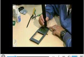 Avuç içi bilgisayar üretimi montaj test görüntüleri