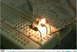 Kondansatör patlatma transistör, direnç, led yakma görüntüleri