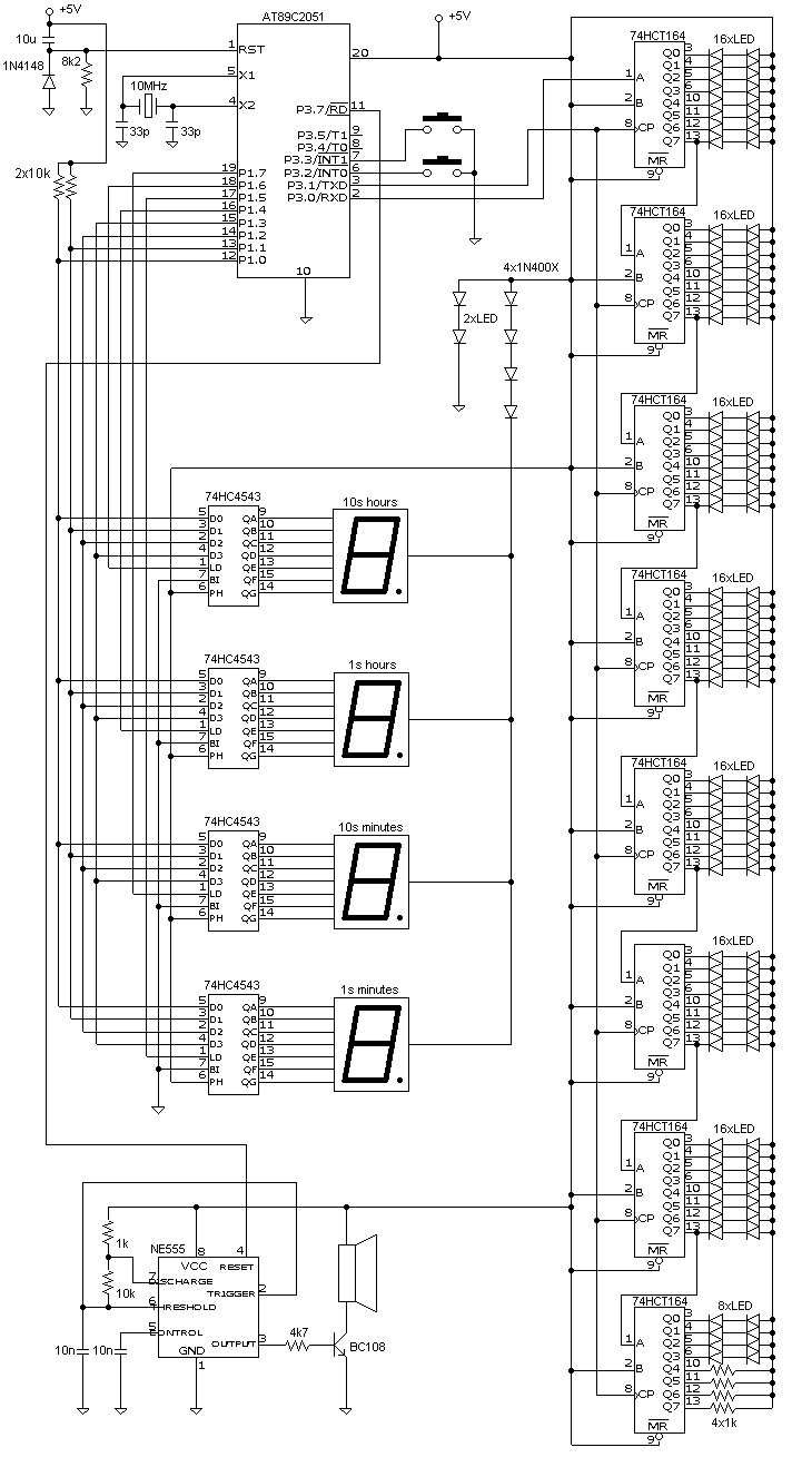 microprocessor-led-clock-with-alarm-schematic