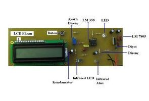 PIC16F628A Parmaktan nabız ölçümü mikrobasic