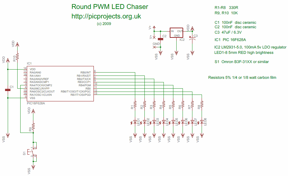 schematic-circuit-ufo-round-led-chaser-kit