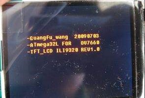 Atmel ATmega32 320×240 TFT LCD uygulama örneği ILI9325 ov7660 kamera